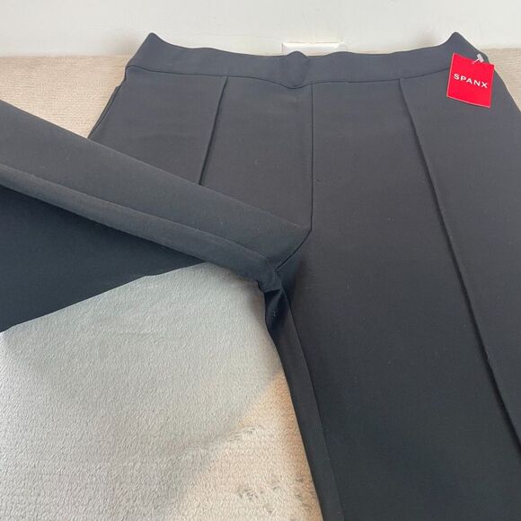 Spanx The Perfect Pants Women Large Black Hi Rise‎ Flare Trousers #1 Best Seller - Picture 5 of 14